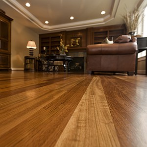 beautiful hardwood floors in a living room