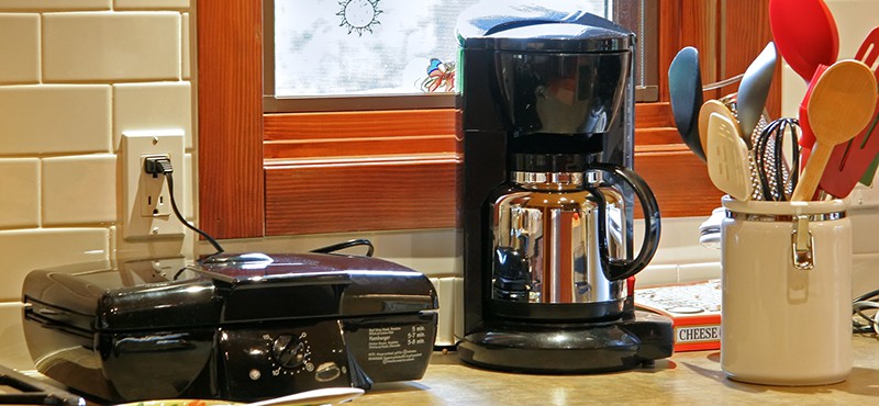 small countertop appliances and utensils