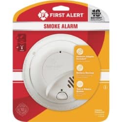 smoke alarms - fall supplies