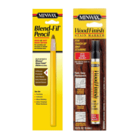 minwax blend-fil pencil and minwax wood finish stain marker