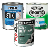 INSL-X STIX primer, Rustoleum Magnetic Primer, Fix All Mold-Resistant Primer