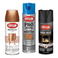 metallic paint, marking paint and high heat spray paint