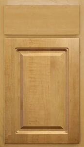 smart cabinetry chateau door in a ginger finish