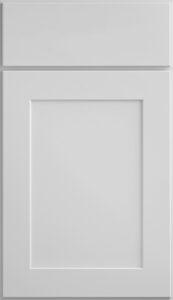 smart cabinetry chelsea door in polar white finish