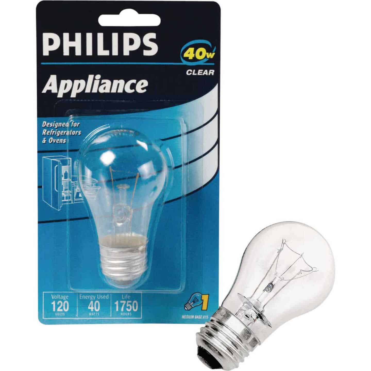 Phillips A15 Incandescent Appliance Light Bulb