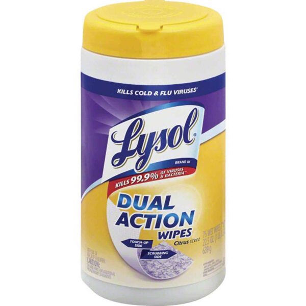 Lysol Dual Action Disinfecting Wipes
