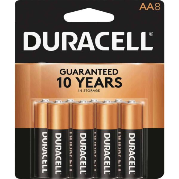 8- Pk. Duracell AA Batteries